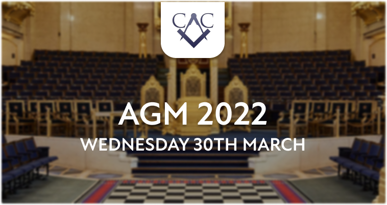 Connaught Club AGM – Wednesday 30th March – BOOK NOW!